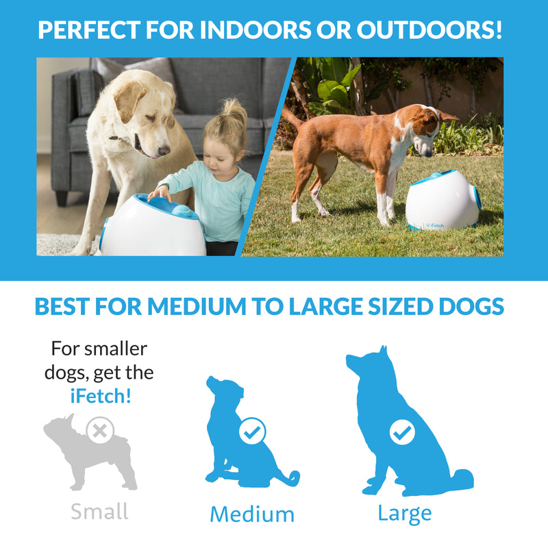 Gooit het weg! Sport Dog Ball Launcher Fetch Hondenspeelgoed balwerper met kleine tennisbal, klein, 36 cm Gooit het weg! Sport Dog Ball Launcher Fetch Hondenspeelgoed balwerper met kleine tennisbal, klein, 36 cm